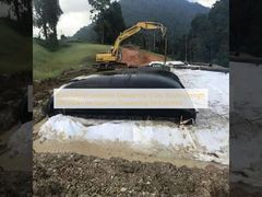 কালো/বালি জিওটেক্সটাইল ডিওয়াটারিং টিউব, শ্রেষ্ঠ ডিওয়াটারিং পারফরম্যান্সের জন্য টেনসাইল শক্তি 200/200kn