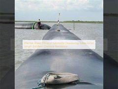 কার্যকর জল পরিস্রাবণ জিওটেক্সটাইল ডিওয়াটারিং টিউব 50.5 মিটার দৈর্ঘ্য চমৎকার রাসায়নিক প্রতিরোধ