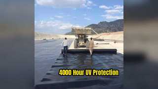 UV প্রতিরোধী HDPE জিওমেমব্রেন 4000h স্থায়িত্ব