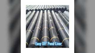 সহজ DIY LDPE জিওমেমব্রেন পুকুর লাইনার ইনস্টলেশন