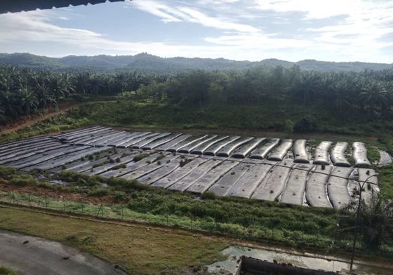 0.4 মিমি ওপেন সাইজ ফিল্টার ব্যাগ কালো / বালি শিল্প অ্যাপ্লিকেশন ভারী দায়িত্ব ফিল্টারিং জন্য