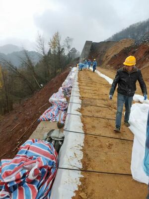 হোয়াইট ওয়েভেন জিওটেক্সটাইল ফ্যাব্রিক দৈর্ঘ্য 50 মি 100 মি সিবিআর ছিদ্রের শক্তি ≥12 কেএন বৈশিষ্ট্যযুক্ত মাটি স্থিতিশীলতা এবং ক্ষয় নিয়ন্ত্রণ প্রকল্পের জন্য আদর্শ